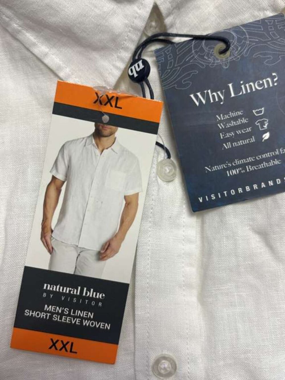 Men's Linen Short Sleeve Woven Shirt